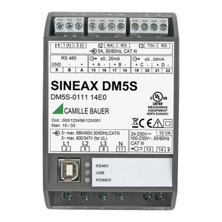 SINEAX-DM5S强电参数变送器