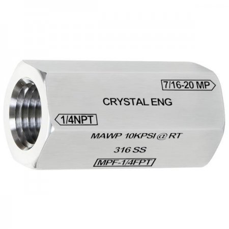 MPF-1/4FPT压力转接头 AMETEK Crystal镙纹适配器