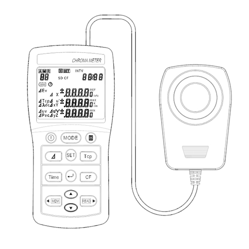 TES-136色度照度计