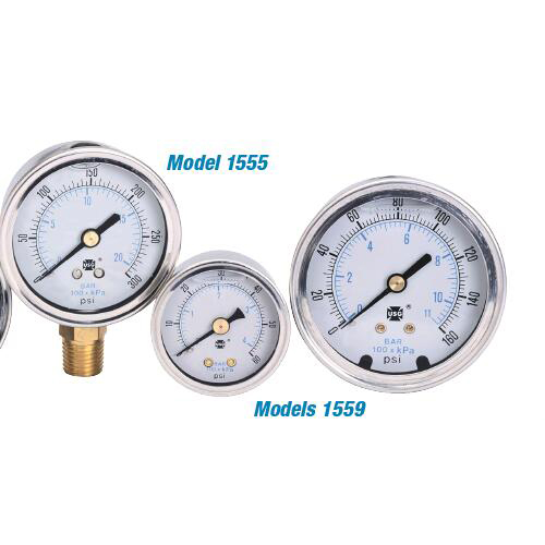 liquid filled utility gauges
