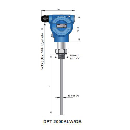 Delta DPT-2000ALW/GB温度变送器
