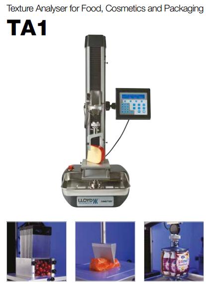 Texture Analyser for Food, Cosmetics and Packaging