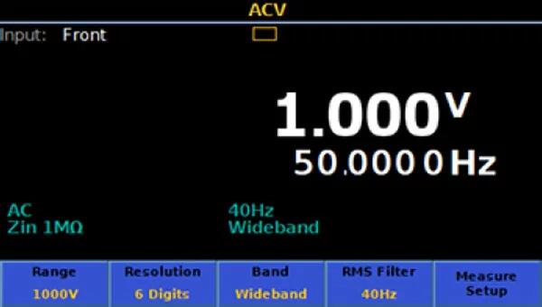 Fluke8588A能够实现高准确度低电平交流测量